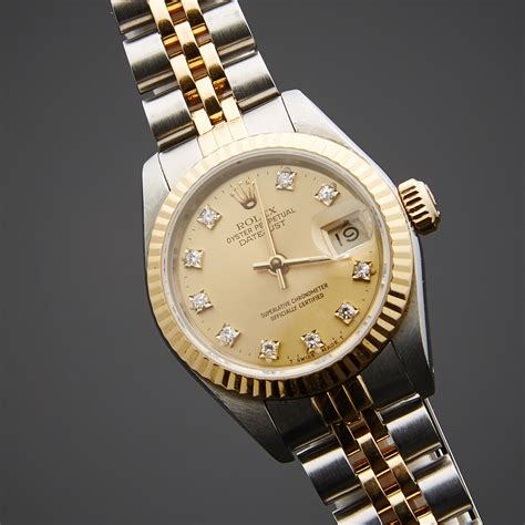 rolex silver watch women year 2000|used Rolex watches for women.